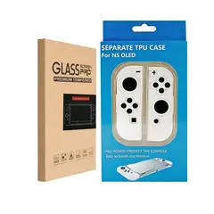 GENERICO - Case Transparente para Nintendo switch Oled + Mica