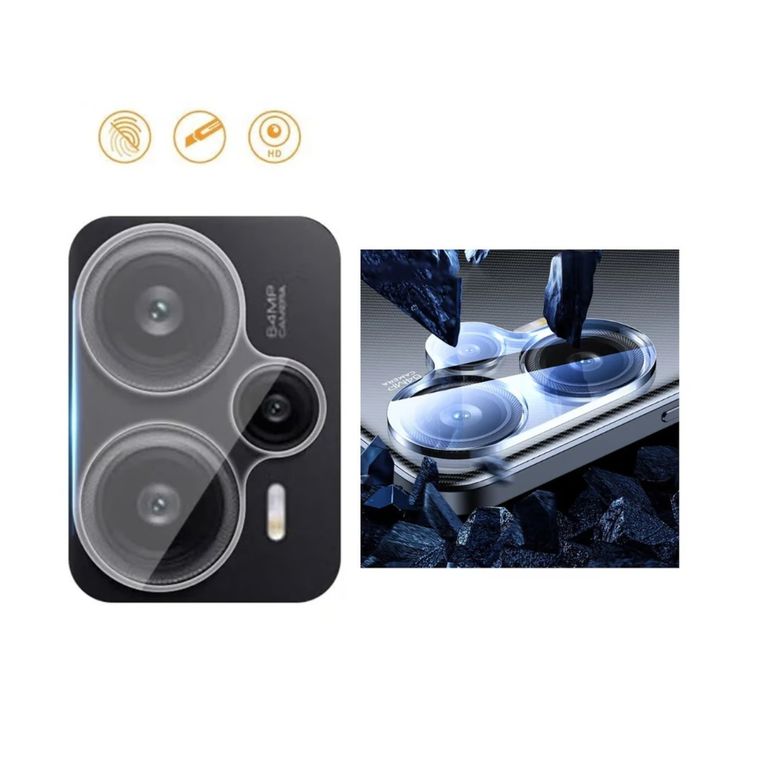 MICA DE CAMARA PARA REDMI NOTE 13 PRO PLUS - NEGRO