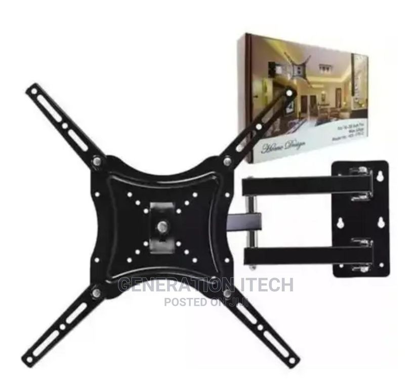 RACK TV Soporte Móvil Plegable de Giratoria para TV 14 - 55 - Negro