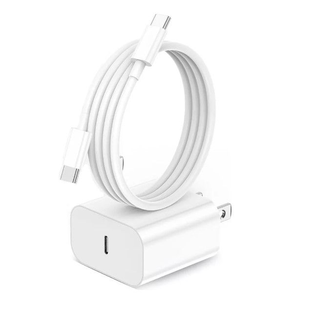 Cargador Usb-c 20w Y Cable 1.8m Para iPhone 16 Y iPhone 15