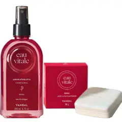 YANBAL - Pack x2 Eau Vitale ROSA + jabón