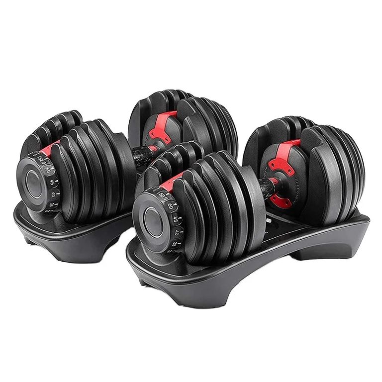 PAR DE MANCUERNAS AJUSTABLE DE HIERRO FUNDIDO 24KG