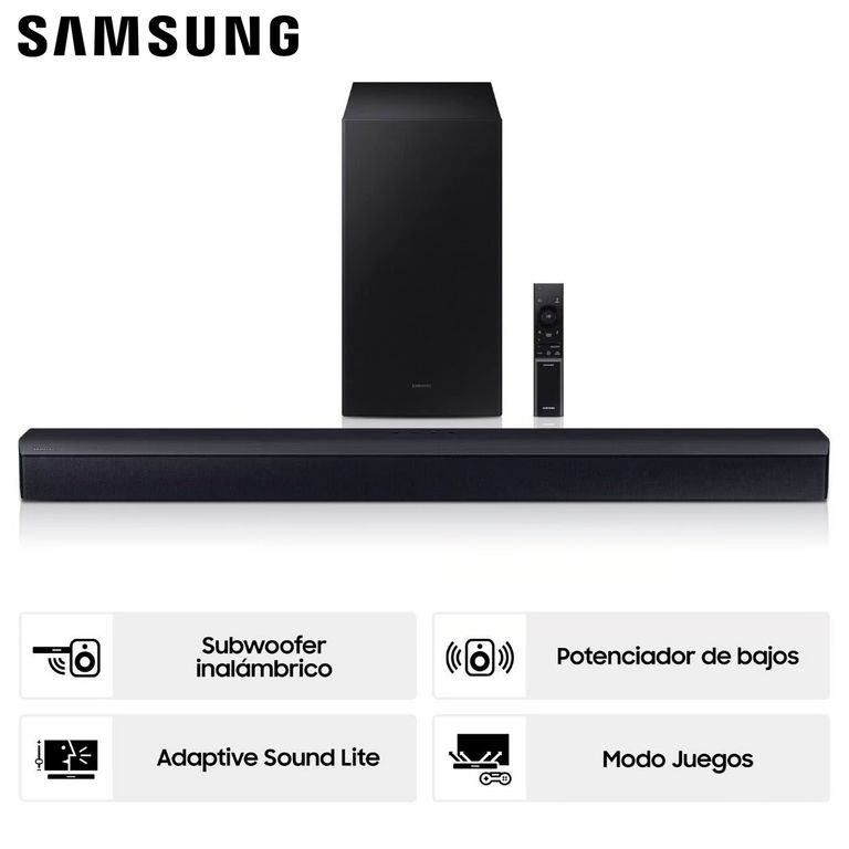 SOUNDBAR Bluetooth 300 W 2.1CH HW-C450/PE NEGRO