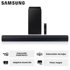 SAMSUNG - SOUNDBAR Bluetooth 300 W 2.1CH HW-C450/PE NEGRO