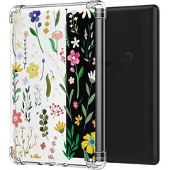 NEW BRAND - Funda Transparente Floral Kindle Paperwhite 11th gen de 6.8 pulgadas