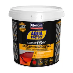QUILOSA - Impermeabilizante Caucho Microfibras 20 kg Terracota