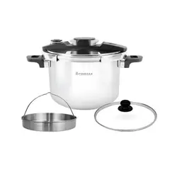 FINEZZA - Olla a Presión FZ-751AC-IN Acero Inoxidable 7Lts