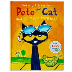 GENERICO - Pete the Cat Rocking and is magic sunglasses libro en ingles
