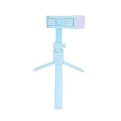 GENERICO - Palo Selfie Stick Con Luz F210s - CELESTE
