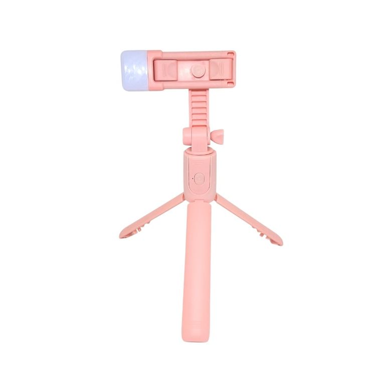Palo Selfie Stick Con Luz F210s - ROSADO