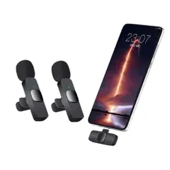 IMPORTADO MC - MICROFONO INALAMBRICO 2 K9 COMPATIBLE PARA IPHONE ANDROID TIPO C