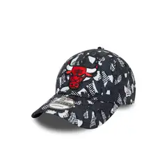 NEW ERA - Gorra 9Forty Chicago Bulls Seasonal Print Black
