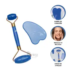 RYBIU IMPORT - Kit Limpiador para Cara en Color Azul Y+Regalo Agendita_123