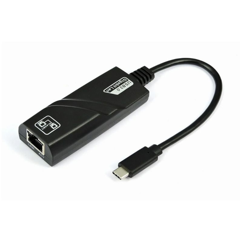 Adaptador Ethernet USB 3.1 C macho a RJ45 hembra