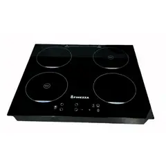 FINEZZA - Cocina de inducción FZ-318IN4 de 4 hornillas – Negro