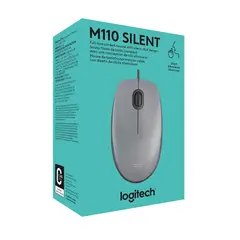 LOGITECH - MOUSE SILENT M110 910-006757 USB SILVER