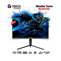 TEROS - Monitor GAMER 2472G 245 PLANO FULLHD 260hz 1MS DISPLAYPORT HDMI PIVOTE