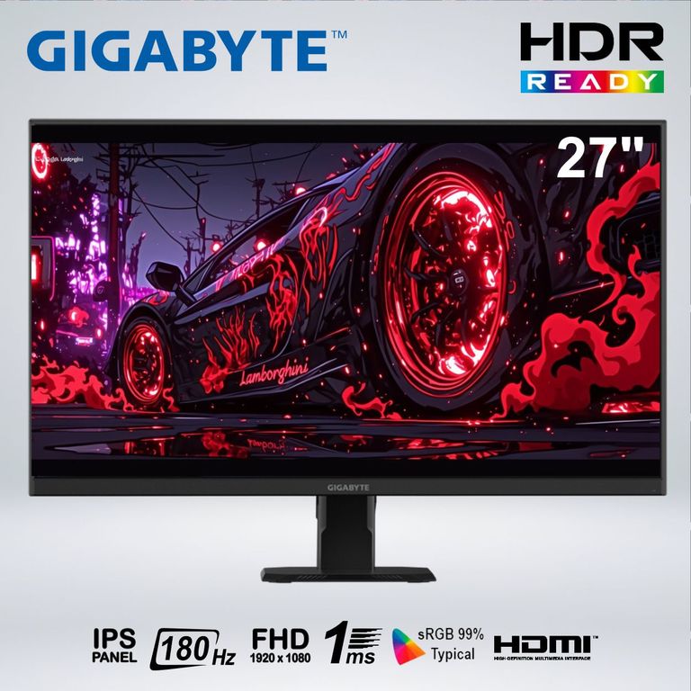 MONITOR GAMER GS27FA FULL HD 27 " IPS 180HZ 1MS HDR