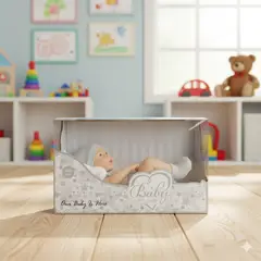 GENERICO - Muñeca Bebé Hechada SoLovey + Set Ropa Verde