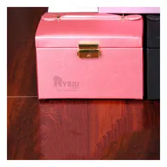 RYBIU IMPORT - Joyero Extravagante de Color Rosado Y+Regalo Agendita