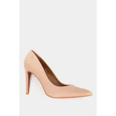 VELEZ - Vélez Tacones Cerrados De Cuero Liso Natural