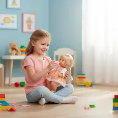 GENERICO - BabyDoll Musical + Set de Comer