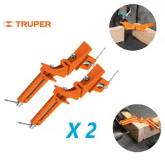 TRUPER - Prensa Esquinera Carpintero Pack 2 unidades 17690