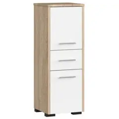 R&R MUEBLES - Mueble de Baño Moderno Abby Duna y Blanco