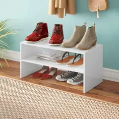 GENERICO - Zapatera Moderna Hoyos Blanco R&R MUEBLES