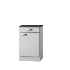 GENERICO - Mueble de Cocina Moderno Tenten Blanco y Negro R&R MUEBLES