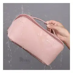 RYBIU IMPORT - Neceser de Maquillaje para Viaje Elegante en Color Rosado