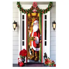 GENERICO - Funda Para Puerta tendencia navidad