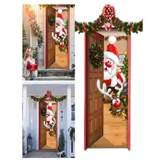 GENERICO - Funda Para Puerta tendencia navidad