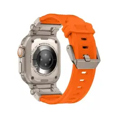 GENERICO - Correa Para Applewatch Y Watch Rugged 42-44-45-49mm Naranja