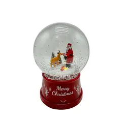 FLORIPA - Globo De Nieve Navideño Con Musica AC401 Floripastore