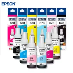 EPSON - Kit Tinta Originales T673 6 Colores