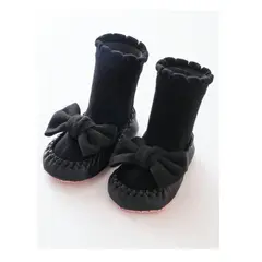 GENERICO - Zapamedias Lazo Bebe Talla 0-6 meses Negro
