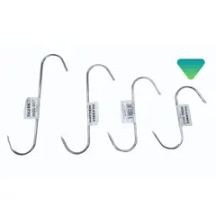TIGERBEE - GANCHOS EN FORMA DE S DE ACERO INOXIDABLE DE 13 CM