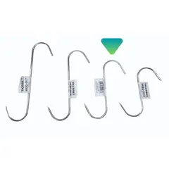 TIGERBEE - GANCHOS EN FORMA DE S DE ACERO INOXIDABLE DE 16 CM