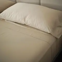 CLAUDIA RIVA HOME - Juegos de Sábanas de Bambú Beige