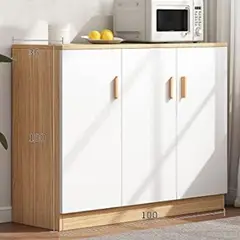 R&R MUEBLES - Mueble de Cocina Patricia Color Duna 3 Puertas