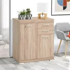 GENERICO - Aparador Vajillero Mini Dannae Marrón Claro R&R MUEBLES