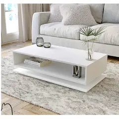 GENERICO - Mesa de Centro Moderna Xavi Blanco R&R MUEBLES