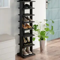 GENERICO - Zapatera Moderna Rimuru Negro RR MUEBLES