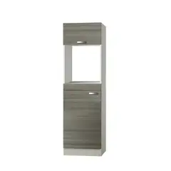 GENERICO - Mueble de Cocina Moderno Kiba Blanco y Gris R&R MUEBLES