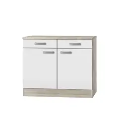 GENERICO - Mueble de Cocina Moderno Onoku Marrón y Blanco R&R MUEBLES