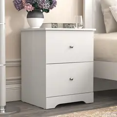 GENERICO - Velador Mesa de Noche Didi Blanco R&R MUEBLES