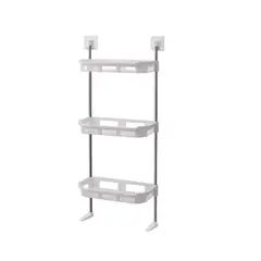 GENERICO - Estante Organizador para Baño de 3 Niveles Blanco