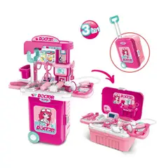 GENERICO - Juguete Maleta De Doctora Para Niñas 3 En 1 con Accesorios