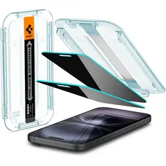 SPIGEN - Protector de pantalla GLAS Antiespia para iPhone 15 Pro Max
